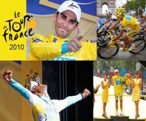 пазл Альберто Контадор, победитель &quot;Тур де Франс 2010